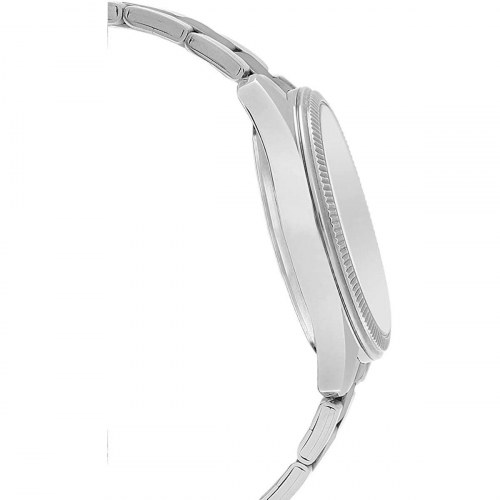 Casio MTP-1302D herreur med dato - sort skive, sølvfarvet (Ø 39 mm)