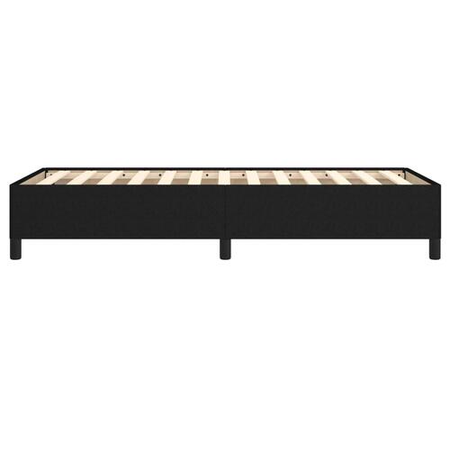 Sengeramme uden madras 80x200 cm stof sort
