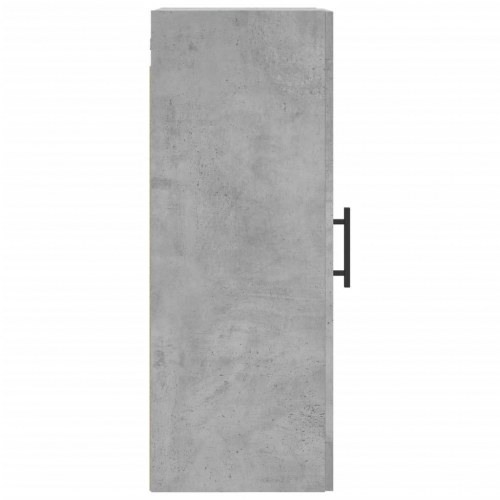 Vægskab 34,5 × 34 × 90 cm - betongrå med glaslåge
