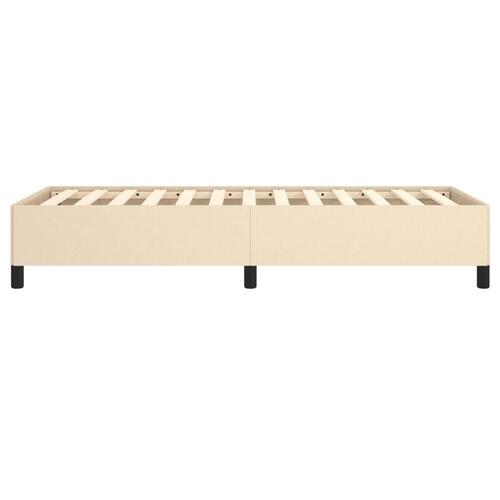 Sengeramme uden madras 80x200 cm stof cremefarvet