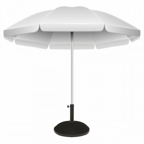 Aktive parasolfod i cement og stål - 50 x 34 x 50 cm, ca. 25 kg