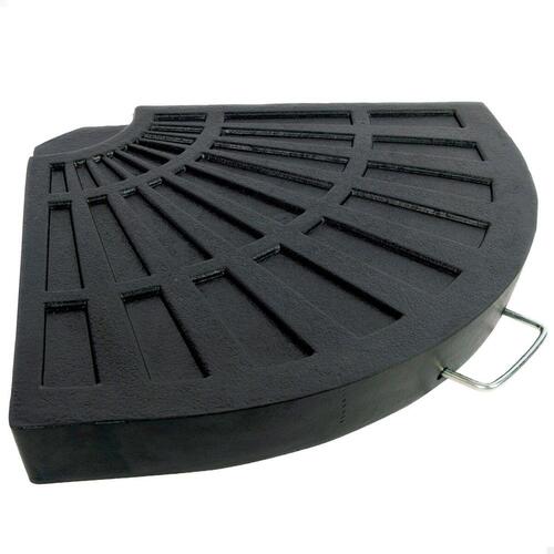 Fod for strandparasol Aktive Sort Aluminium Polyesterharpisk 47 x 4 x 64 cm 1 Dele