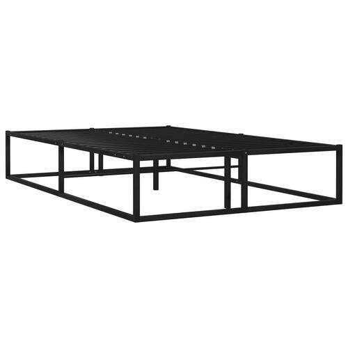 Sengestel 120x200 cm metal sort