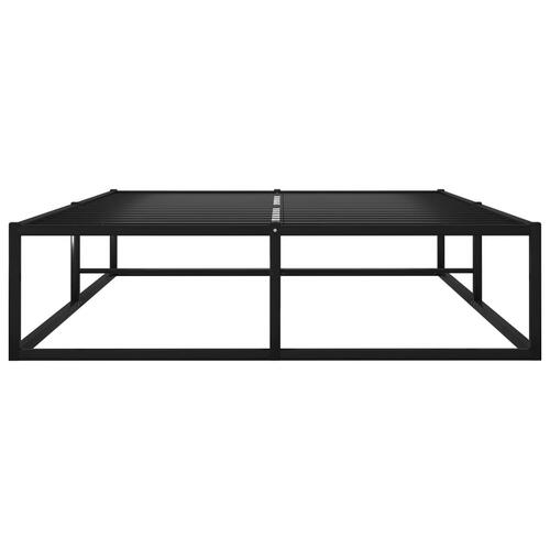 Sengestel 120x200 cm metal sort
