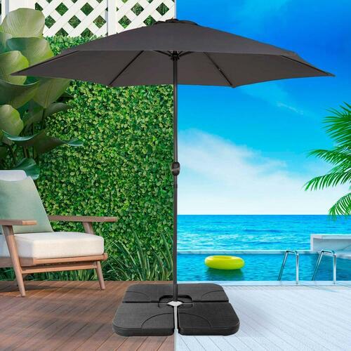 Fod for strandparasol Aktive 50 x 7,5 x 50 cm Plastik