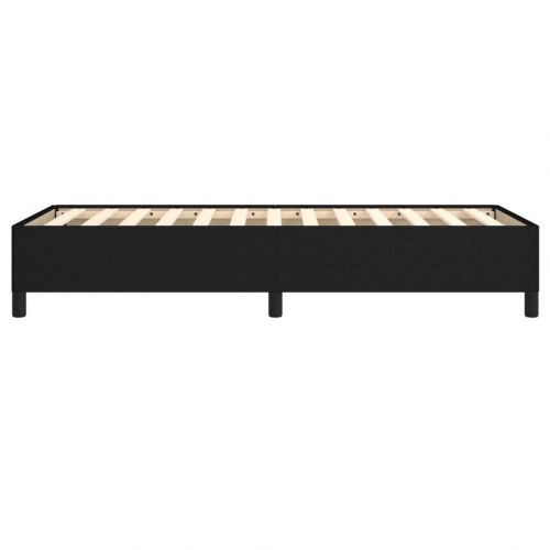 Sengeramme uden madras 90×190 cm - stof, sort