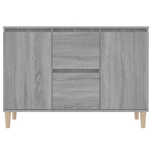 Skænk 101x35x70 cm konstrueret træ grå sonoma-eg