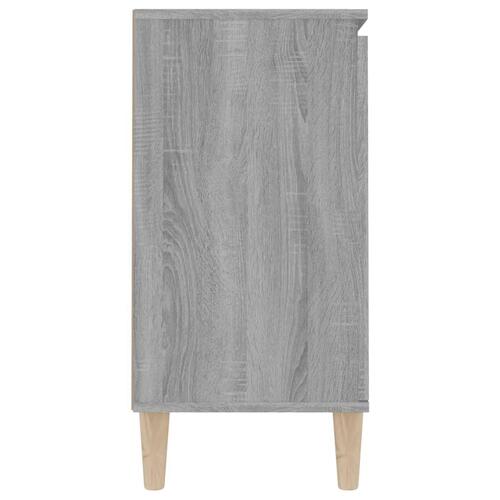 Skænk 101x35x70 cm konstrueret træ grå sonoma-eg