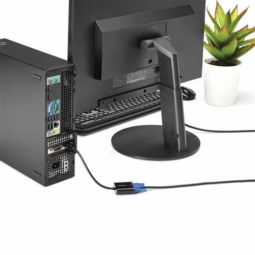 DisplayPort til VGA adapter - Startech DP2VGA3, sort