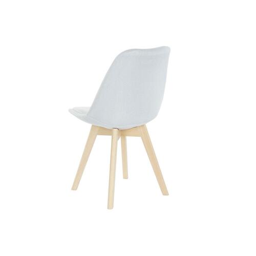 Stol 48 x 56 x 83 cm Skum Beige Blå Bøg