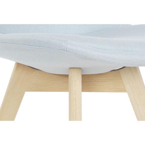 Stol 48 x 56 x 83 cm Skum Beige Blå Bøg