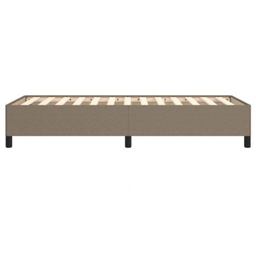 Sengeramme uden madras 90×190 cm i stof - gråbrun