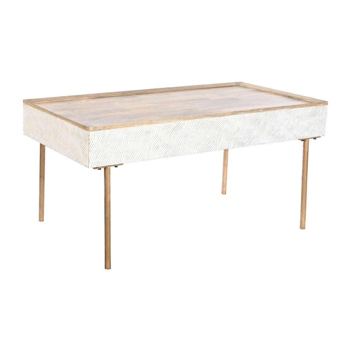 Sofabord Home Esprit Jern Mangotræ 120 X 60 X 57 Cm