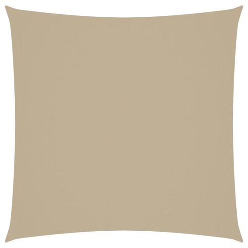 Solsejl Oxfordstof firkantet 3,6 x 3,6 m beige