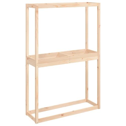 Dækreol 120x40x180 cm massivt fyrretræ