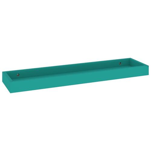 Svævehylder 2 stk. 60x15x4 cm MDF blå