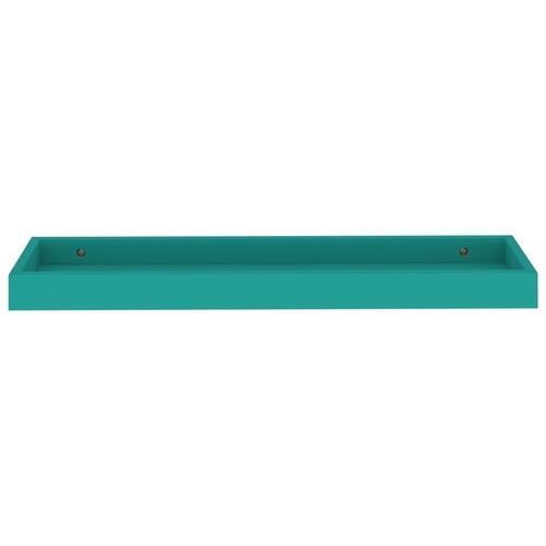 Svævehylder 2 stk. 60x15x4 cm MDF blå