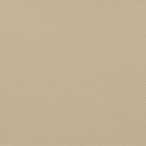 Solsejl Oxfordstof rektangulær 2 x 4 m beige