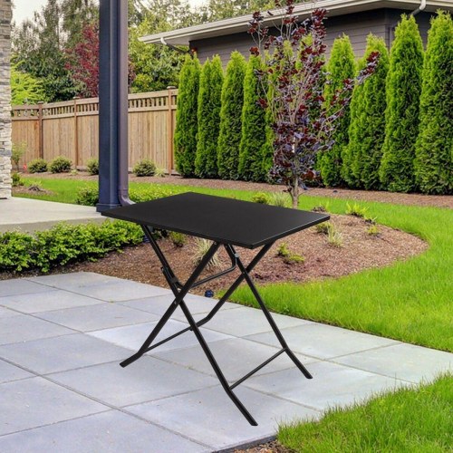 Havebord sammenklappeligt Aktive - stål, 70 × 70 × 50 cm