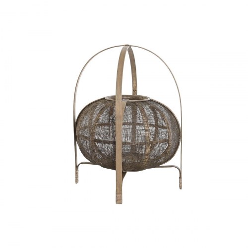 Lyseholder i bambus - brun/natur 35 × 35 × 47 cm