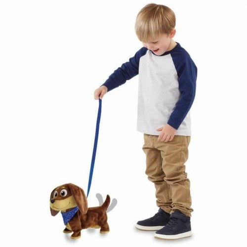Tøjdyr hund Goliath - bamse med bevægelser 28 cm