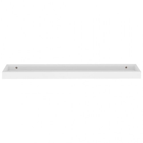Svævehylder 4 stk. 80x15x4 cm MDF hvid