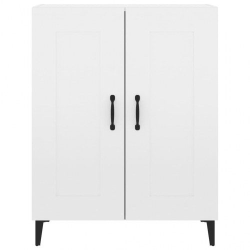 Skænk 69,5x34x90 cm konstrueret træ hvid højglans