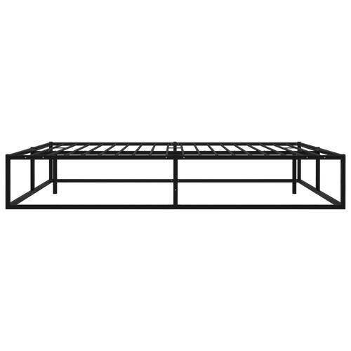 Sengestel 180x200 cm metal sort
