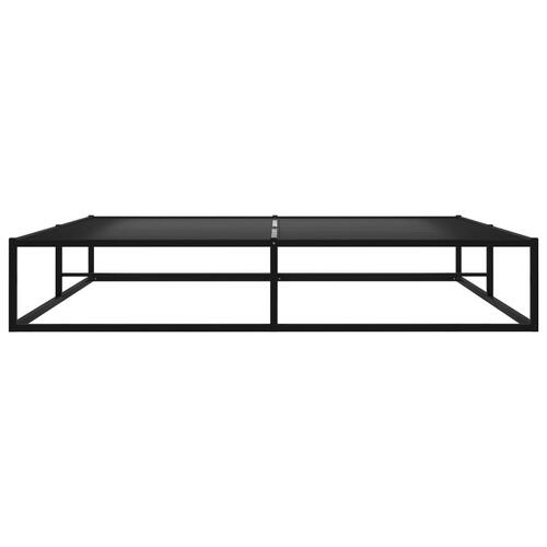 Sengestel 180x200 cm metal sort