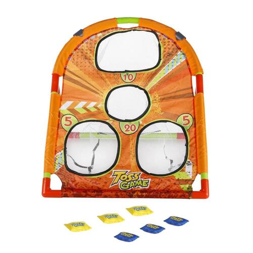 HI kastespil med sandsække 7 dele til 2 spillere orange