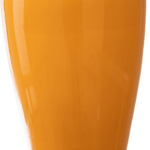 Vase Keramik 18 x 18 x 32 cm Gul