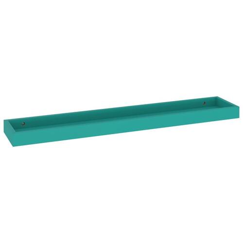 Svævehylder 2 stk. 80x15x4 cm MDF blå