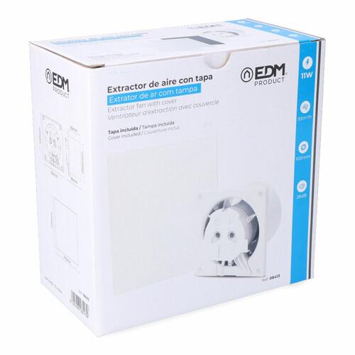 Udsugning til bad EDM 08413 11 W Ø 10 cm