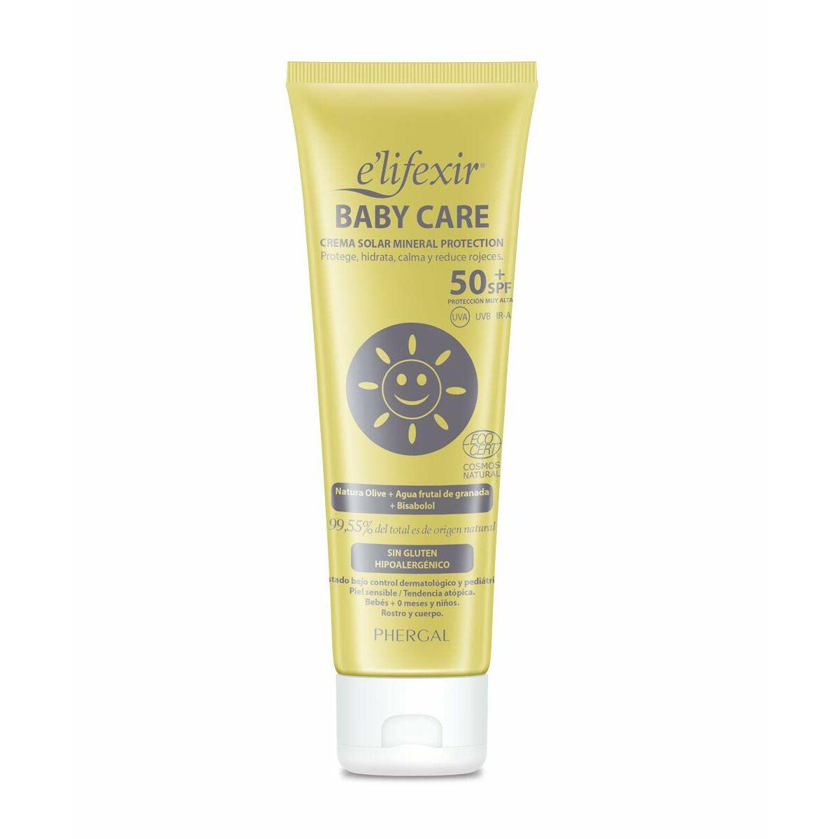 Phergal Elifexir Kūdikių priežiūros Cremeas Solar Mineral Spf50 100ml