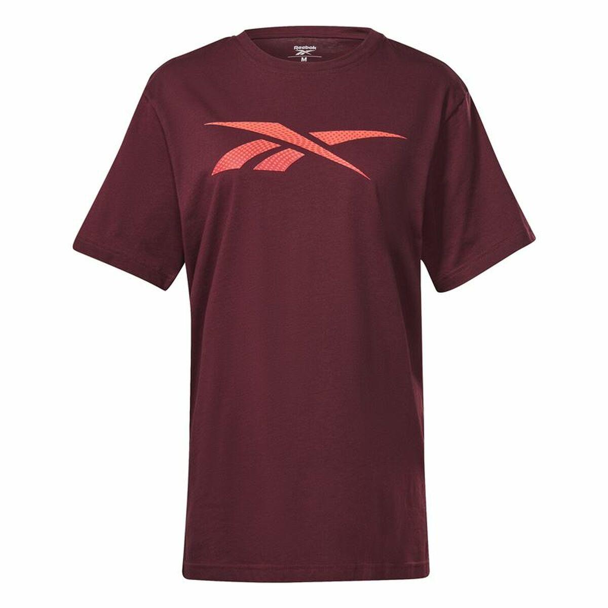 Kortærmet T-shirt til Mænd Reebok RI Logo Rødbrun M
