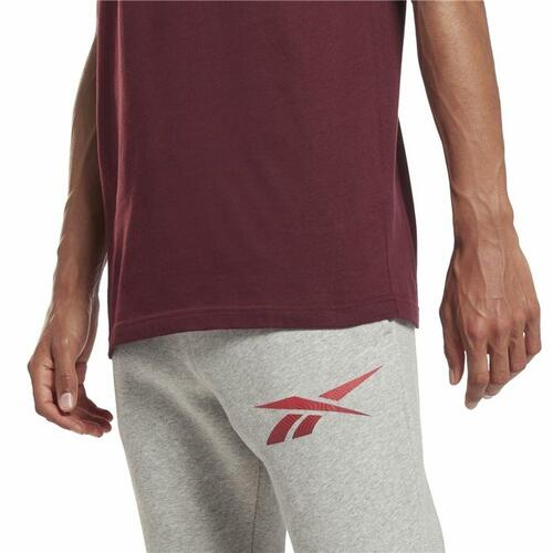 Kortærmet T-shirt til Mænd Reebok RI Logo Rødbrun M