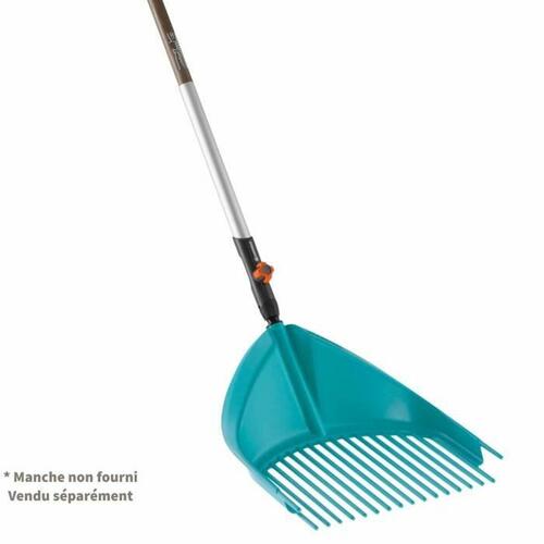 Rive til indsamling af blade Gardena Combisystem 3-i-1 Turkisblå