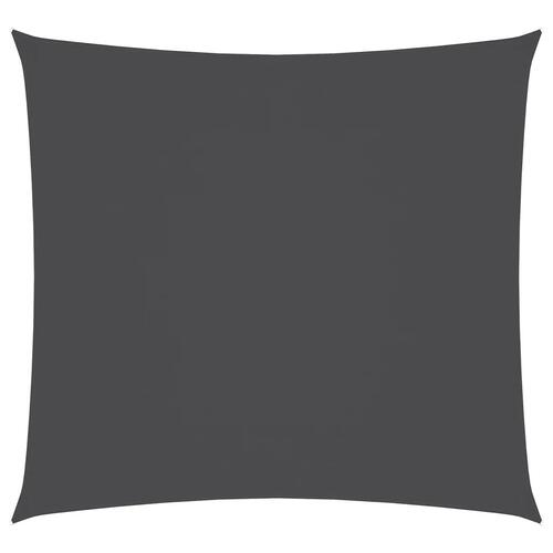 42302 Sunshade Sail Oxford Fabric Square 3,6x3,6 m Anthracite