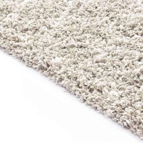 Shaggy tæppe Berber PP 160 x 230 cm sandfarvet og beige