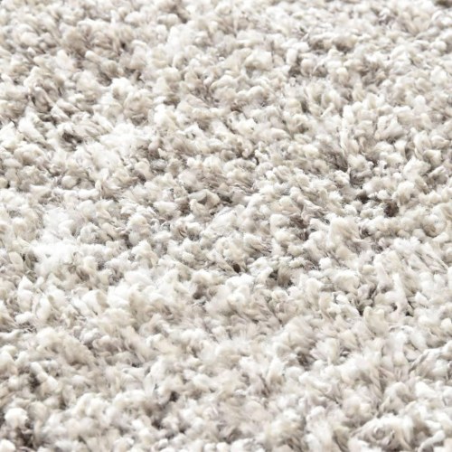 Shaggy tæppe Berber PP 160 x 230 cm sandfarvet og beige