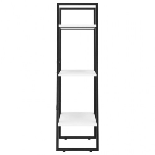 Opbevaringsreol 60x30x105 cm konstrueret træ hvid