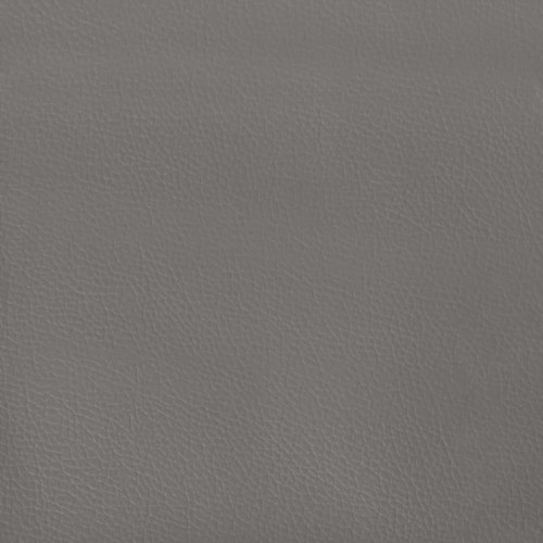 Sengegavl 90 x 5 x 78/88 cm i grå kunstlæder