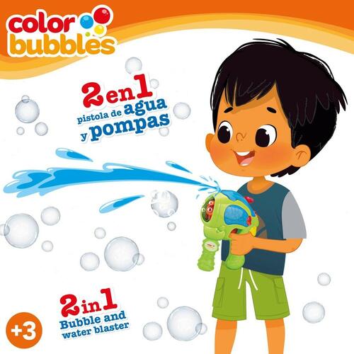 Spil med Sæbebobler Colorbaby Grøn Pistol 118 ml 20,5 x 23,5 x 8,5 cm (2 enheder)