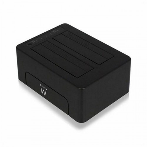 Harddisk-dockingstation Ewent Dual 2,5"/3,5" USB 3.1 - Sort