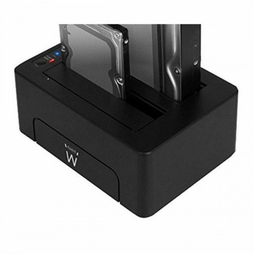 Harddisk-dockingstation Ewent Dual 2,5"/3,5" USB 3.1 - Sort