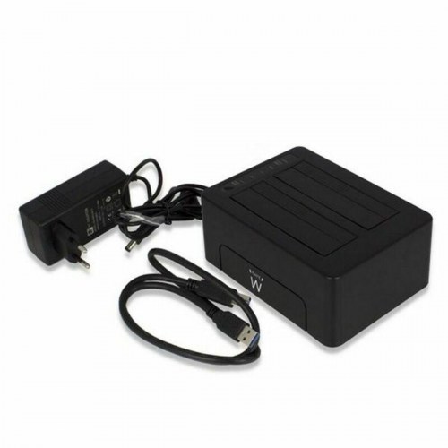 Harddisk-dockingstation Ewent Dual 2,5"/3,5" USB 3.1 - Sort