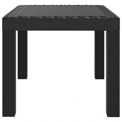 Havebord 59 × 47 × 40 cm i PP - antracitgrå