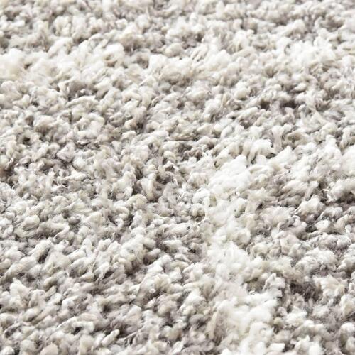 Shaggy tæppe Berber PP 80 x 150 cm sandfarvet og beige