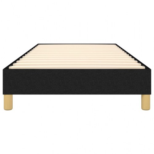 Boxspring sengeramme 90 x 190 cm i stof - sort