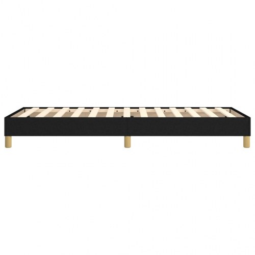 Boxspring sengeramme 90 x 190 cm i stof - sort
